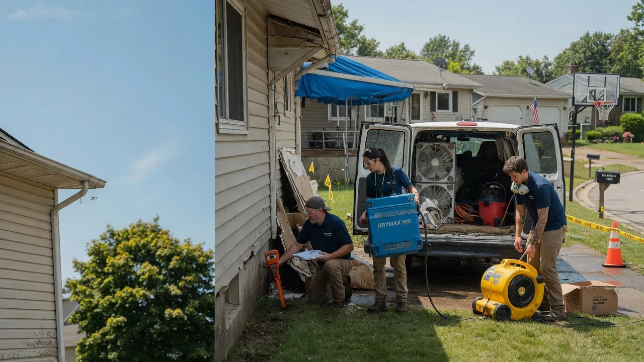 Ceiling Leak Cleanup in New Market, IN near me
