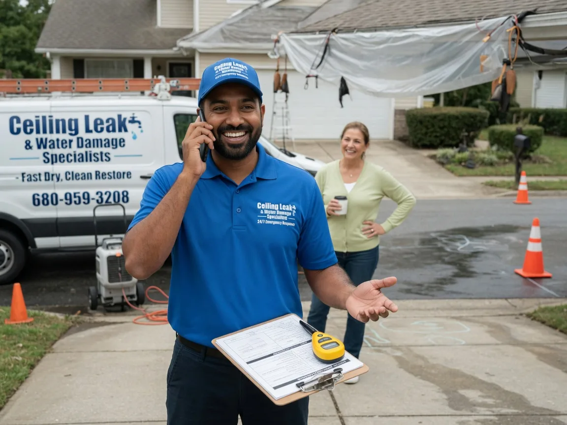 Ceiling Leak Cleanup New Market, IN FAQs